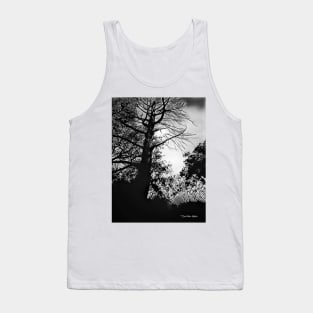 The Trees - Black And White Tank Top